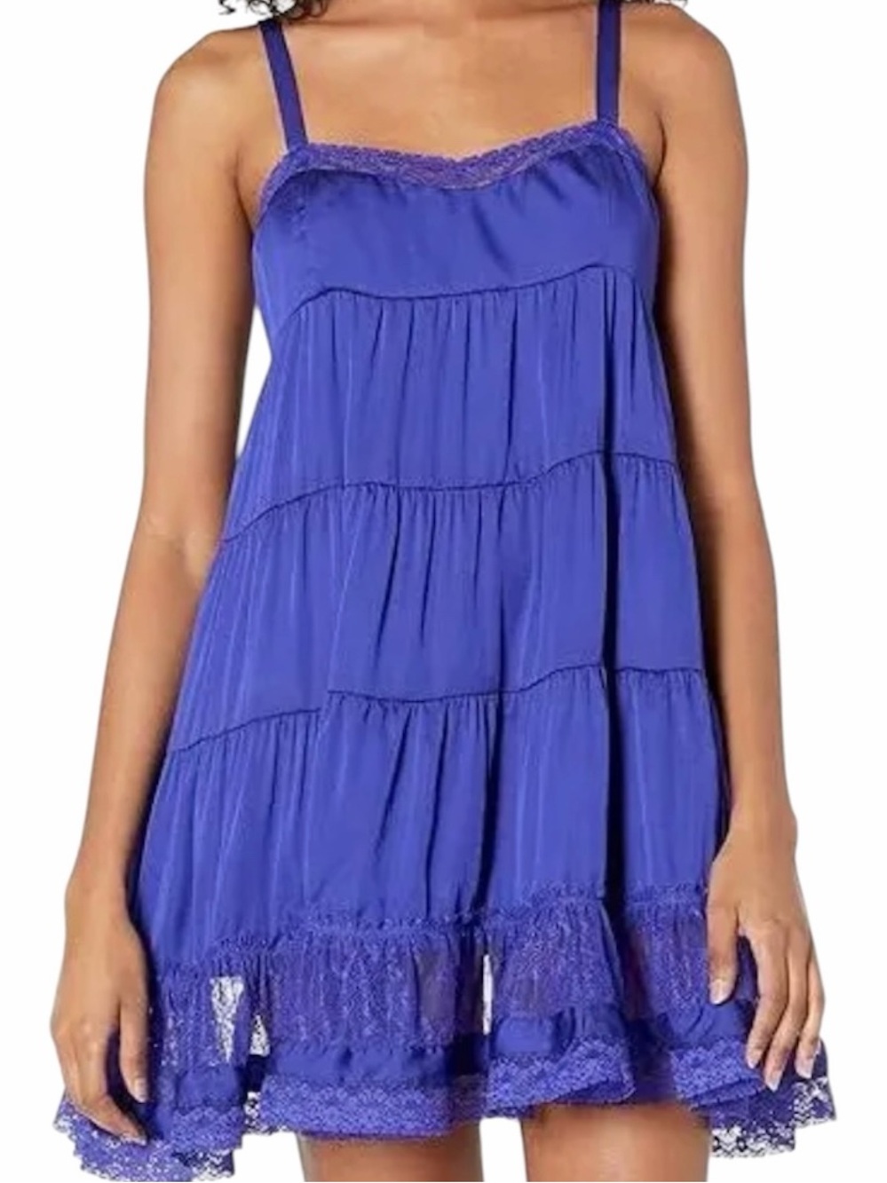 Intimately Free People Full Swing Mini Dress in Iris Combo